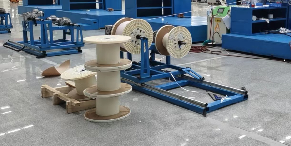 電動漲緊放線架